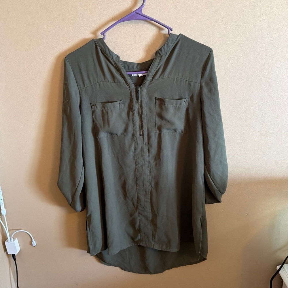 Green shirt